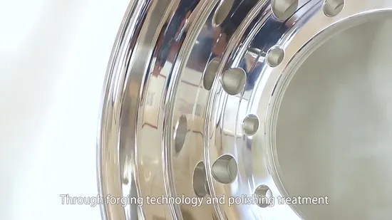 22.5X9.0 Polished Forged Aluminum Truck Wheels or Rims for Heavy-Duty Truck