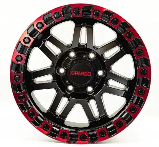 Kipardo 17X9 20X9 17 インチ 6X139.7 5X127 6X135 低圧鋳造アルミオフロードトラックホイールピックアップ用